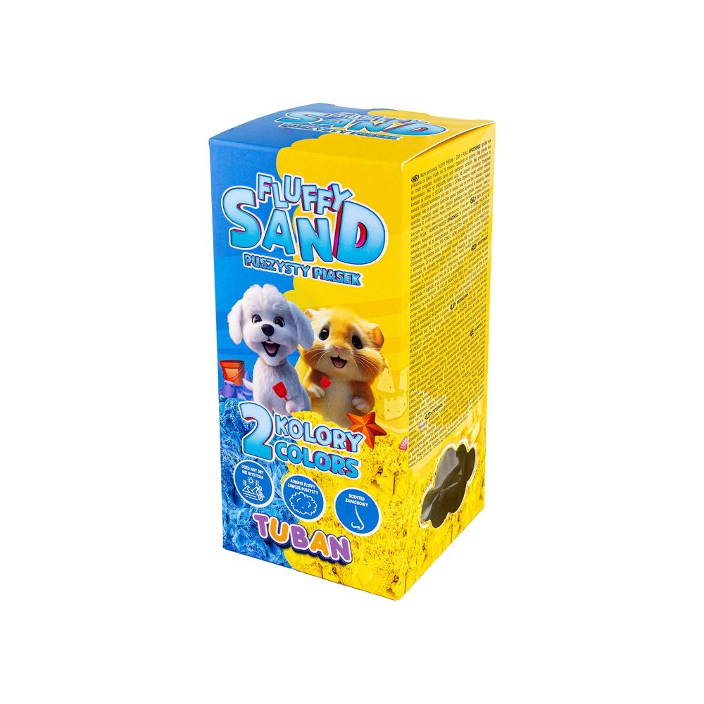 Fluffy Sand - 70g Blue & Yellow