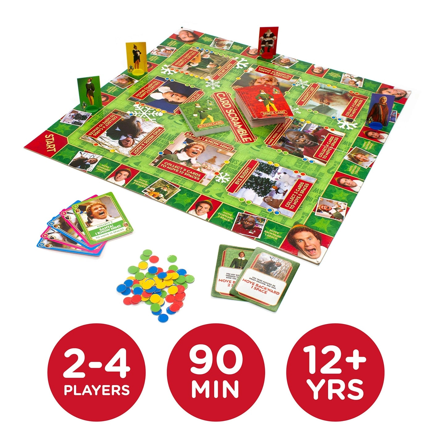 Elf Card Scramble