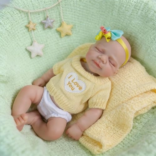 Pascale Reborn Baby Doll - 12 inch Silicone Ages 3+