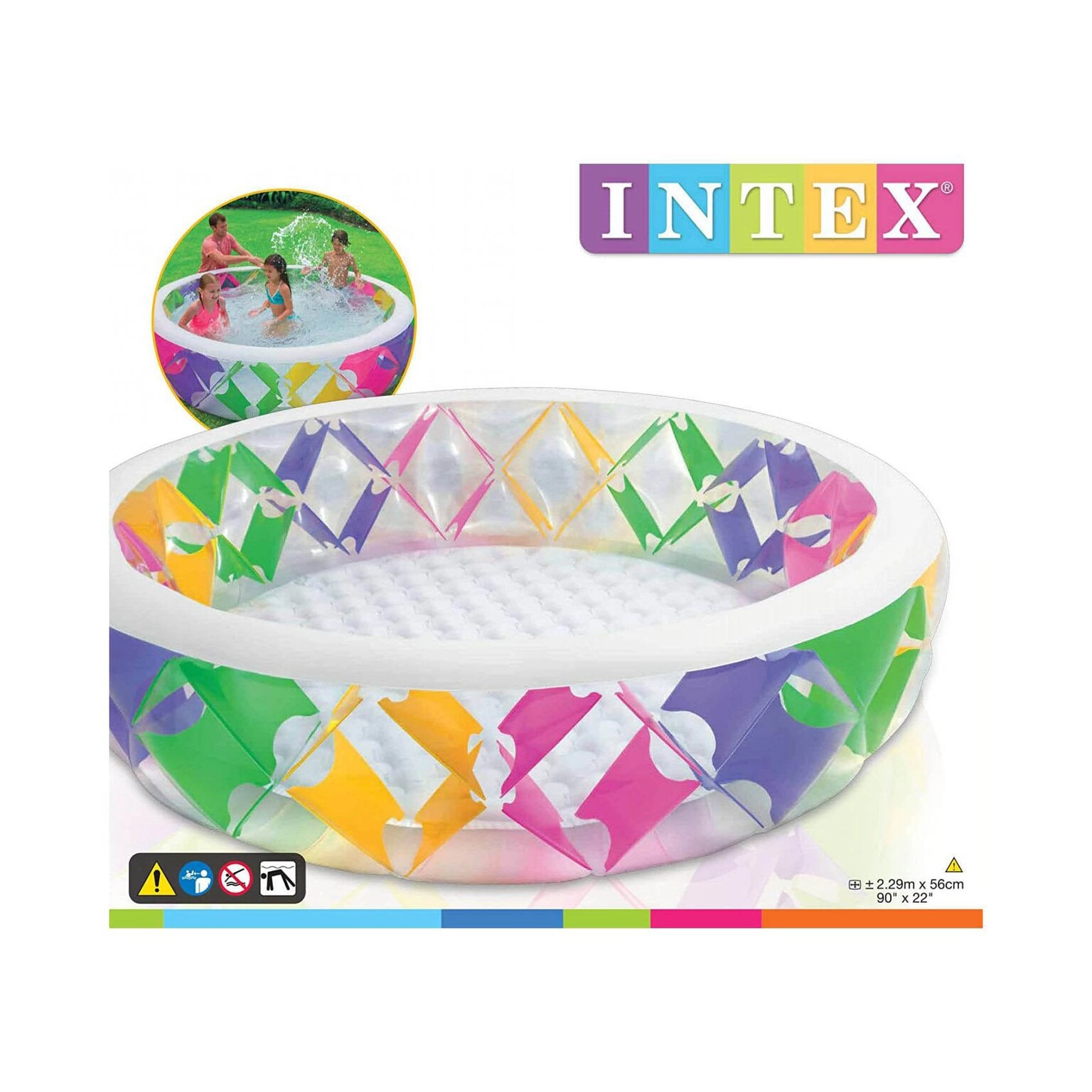 Swim Center Pin Wheel Pool 56494 - 229x56cm