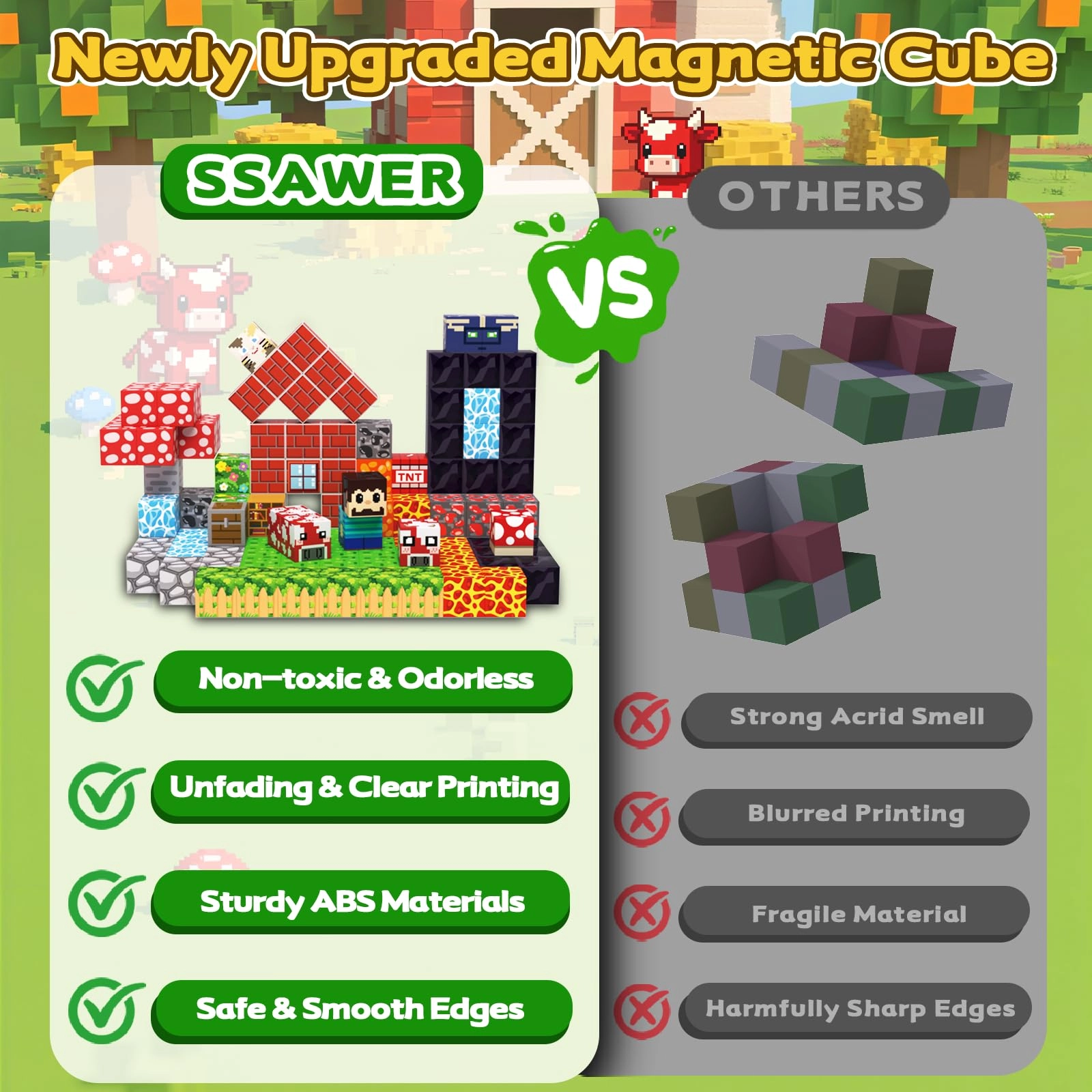 Magnetic Blocks - 208pcs