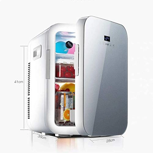 Single Door Mini Fridge - Portable Dual Voltage