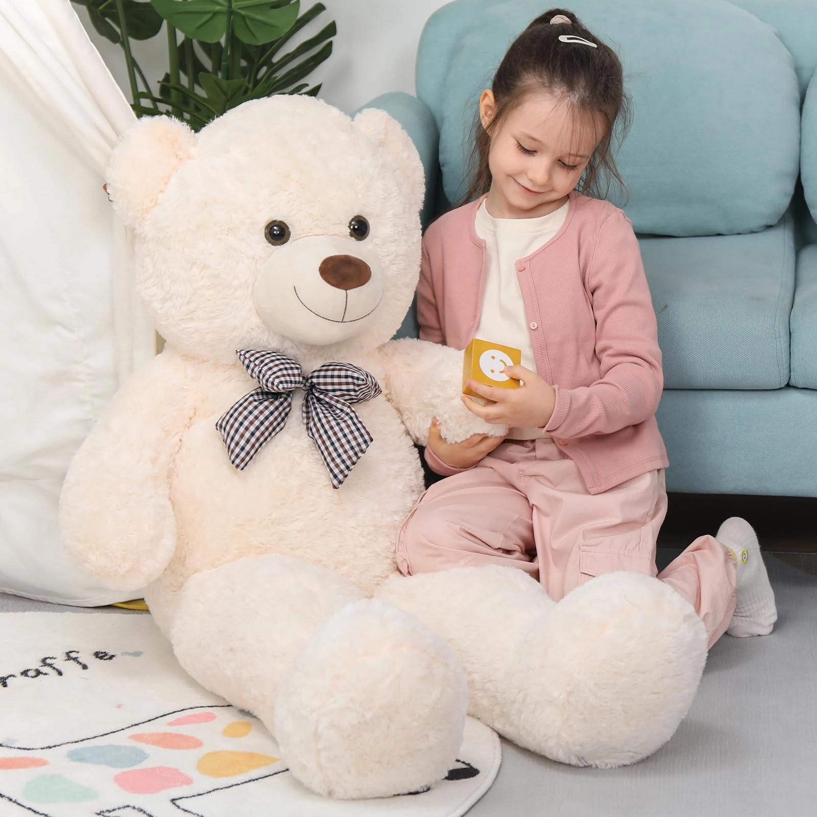 Teddy Bear - 39 inches Gray