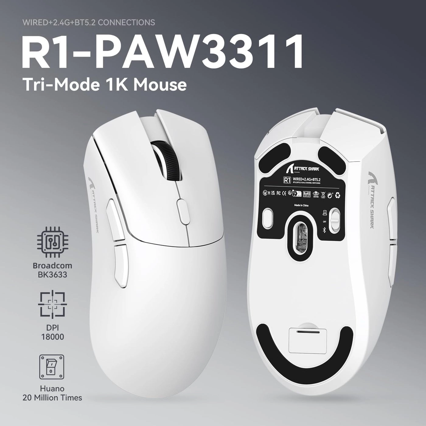 R1 Superlight Mouse - Wireless