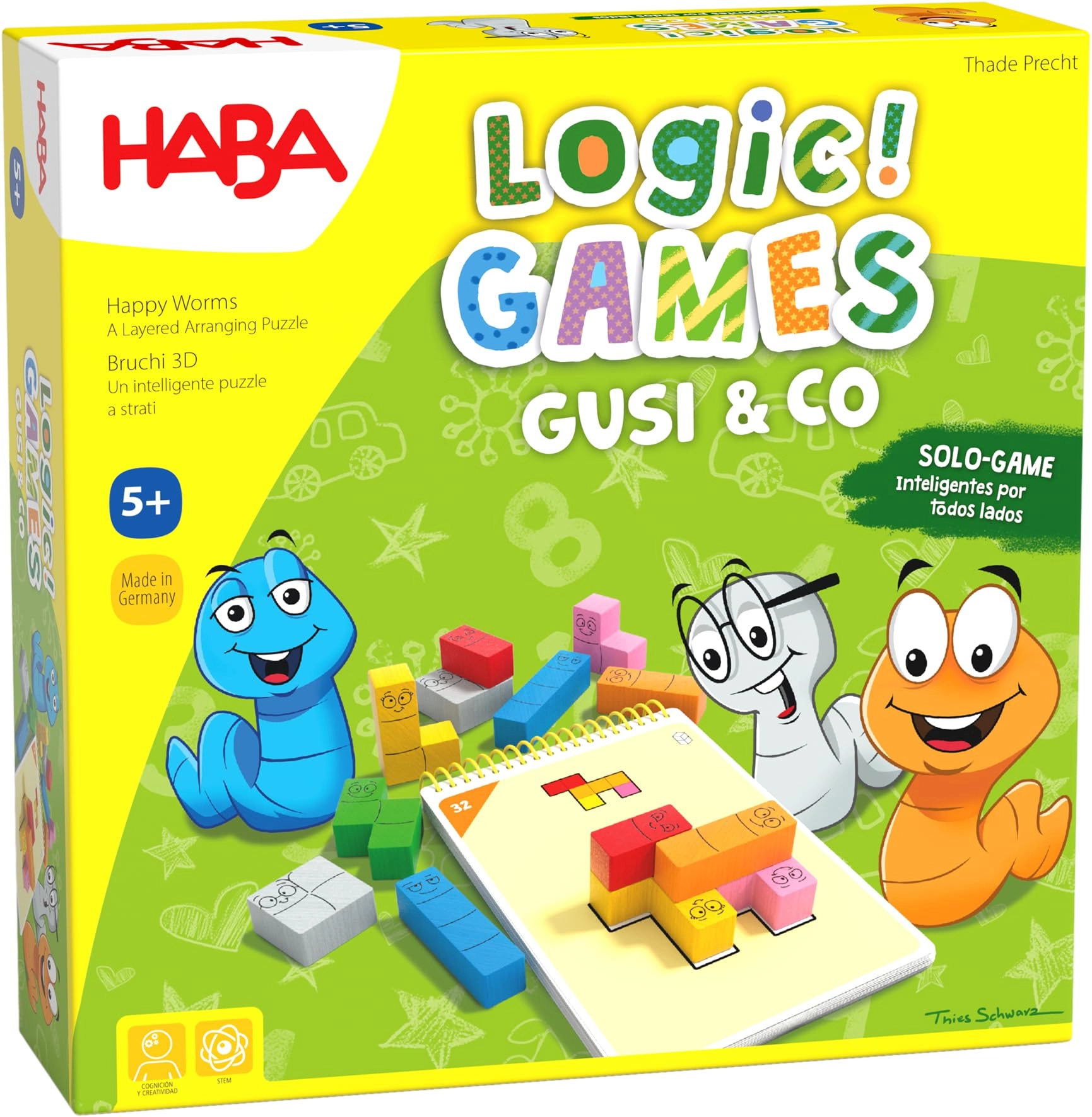 HABA Logic! GAMES - Gusi & Co - 5+ 14 pieces