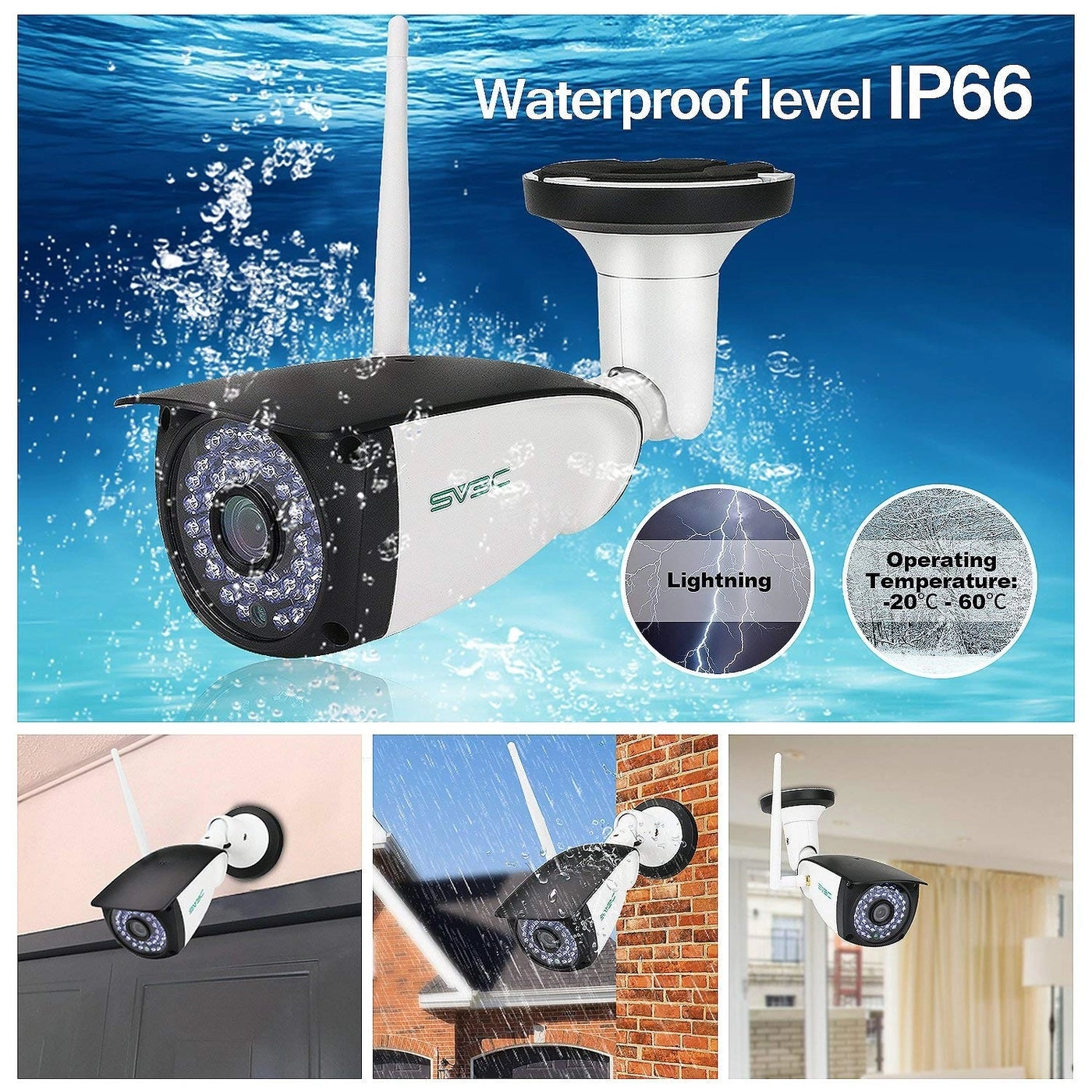PTZ Security Camera 1080P Pack