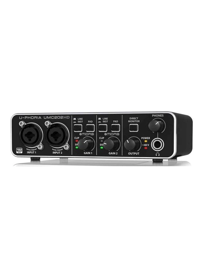 UMC202HD - 2x2 USB 2.0 Black