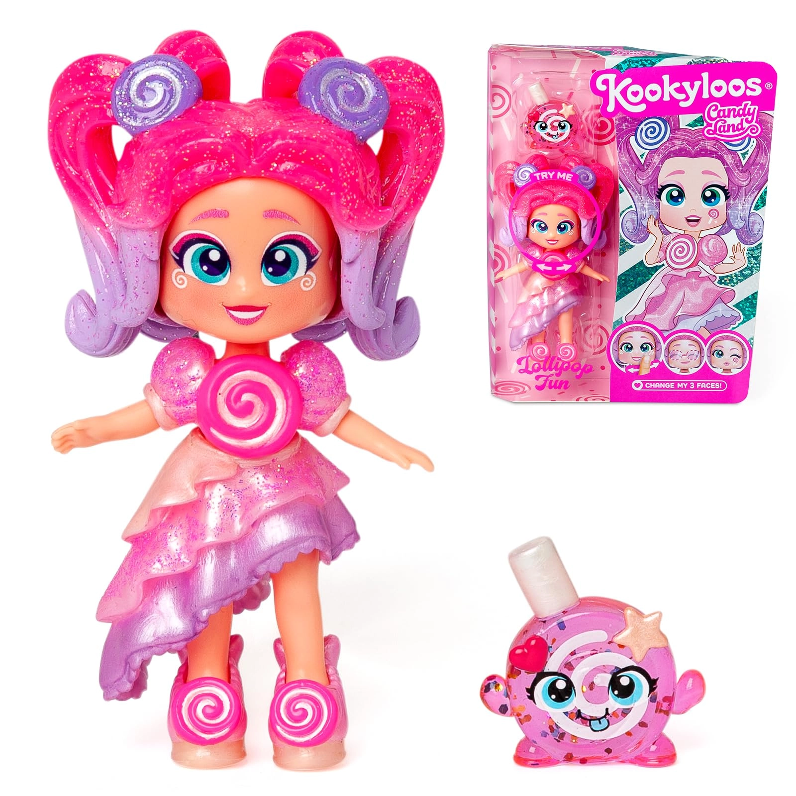 KookyLoos Lollipop Fun - Candy Land Series 3 unique faces