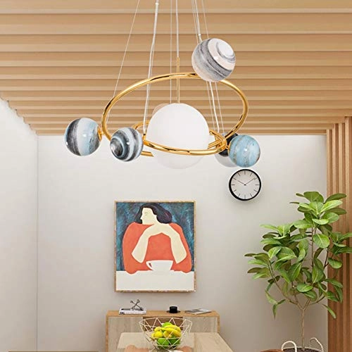 Creative Planet Chandelier - 7 head G9 Solar Powered