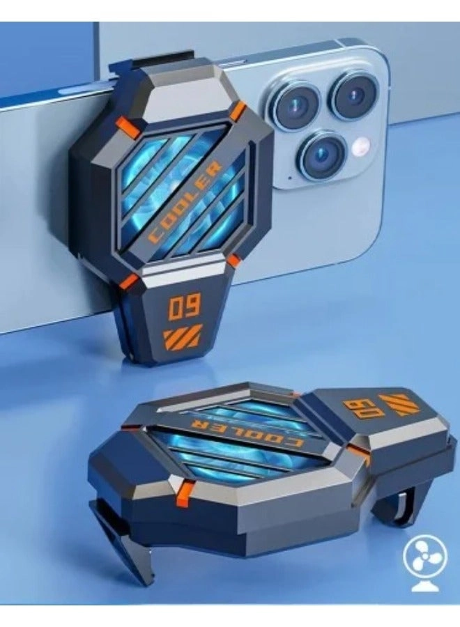 Mobile Phone Cooler - Gaming LED Temperature Display USB Powered