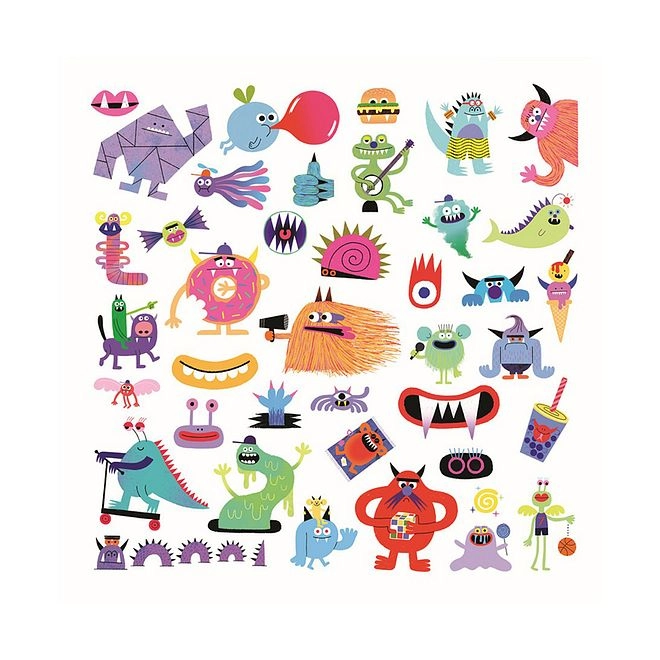 Monsters Sticker Book 160 pcs