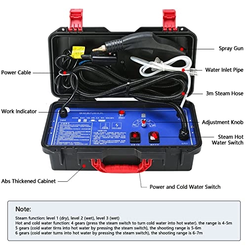 High Pressure Steam Cleaner - 3000W Handheld
