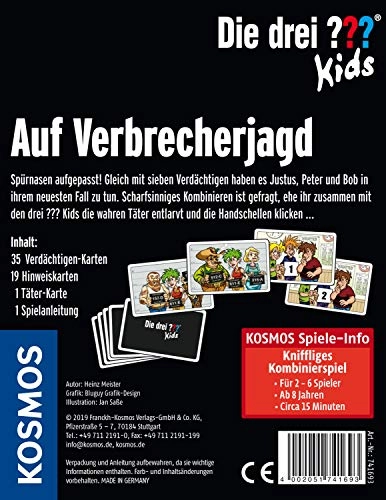 Die drei ??? Kids: Auf Verbrecherjagd - Card Game (German)