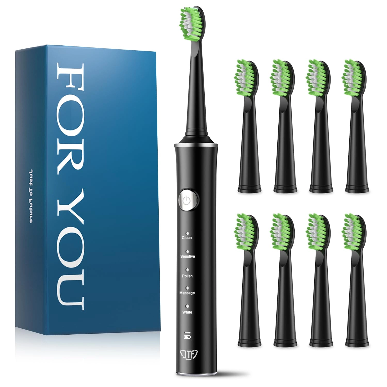 J40 - Sonic 5 Modes 6 Brush Heads