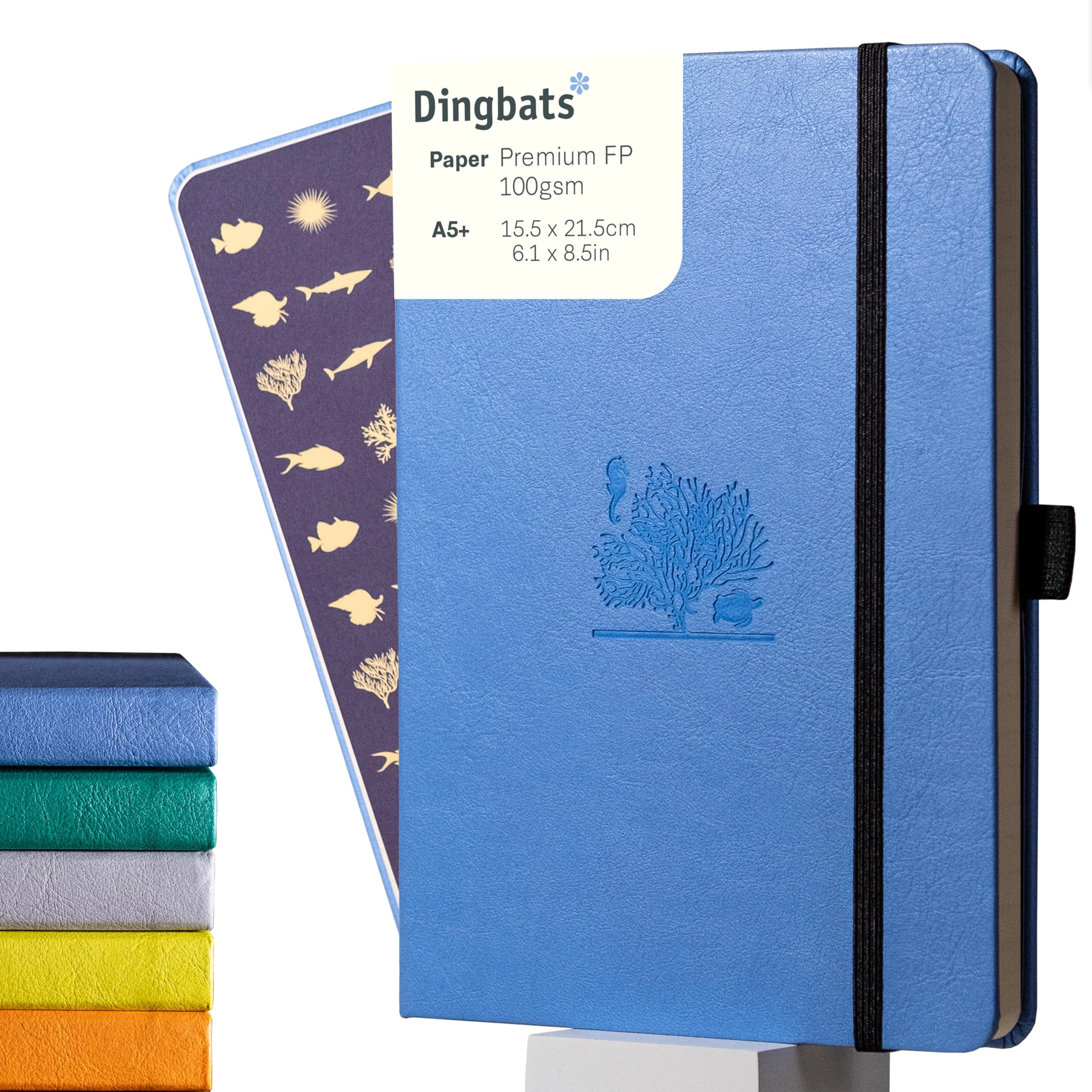 DINGBATS Earth A5 Hardcover - Dotted 96 Sheets
