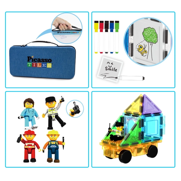 Magnetic Tiles - 100 pcs