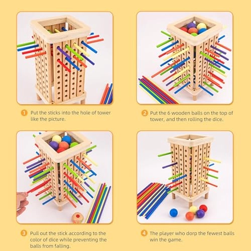Wooden Board Game - 3 years and up