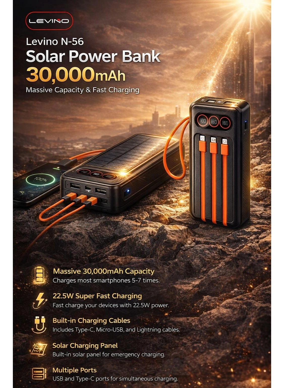 N56 - 30000mAh 22.5W