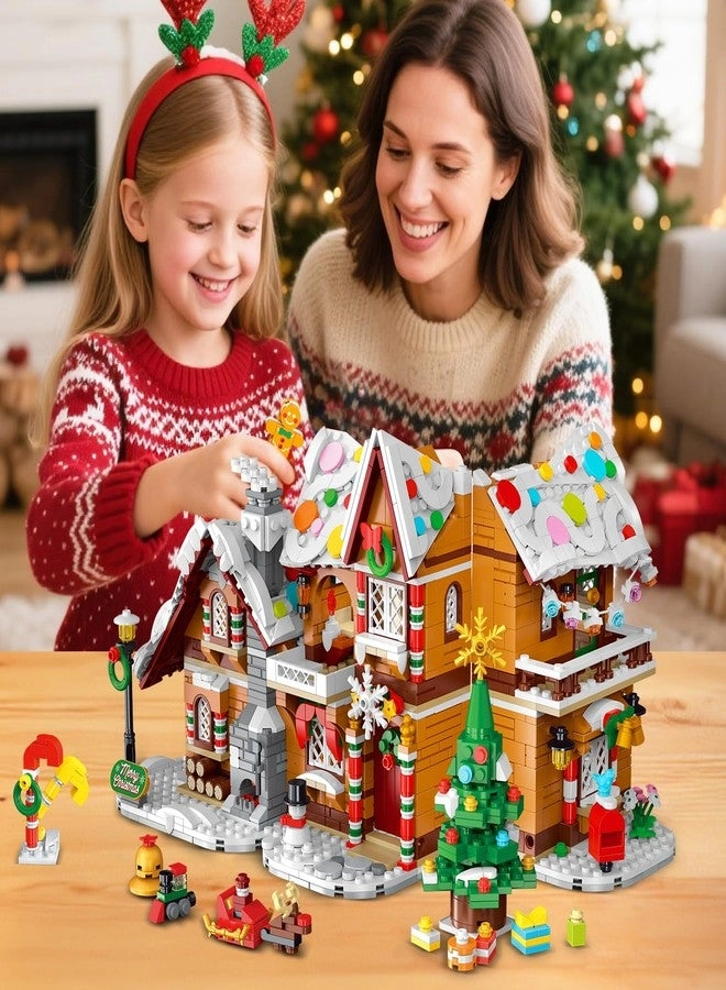 Gingerbread House Building Set - 3 Style with Light