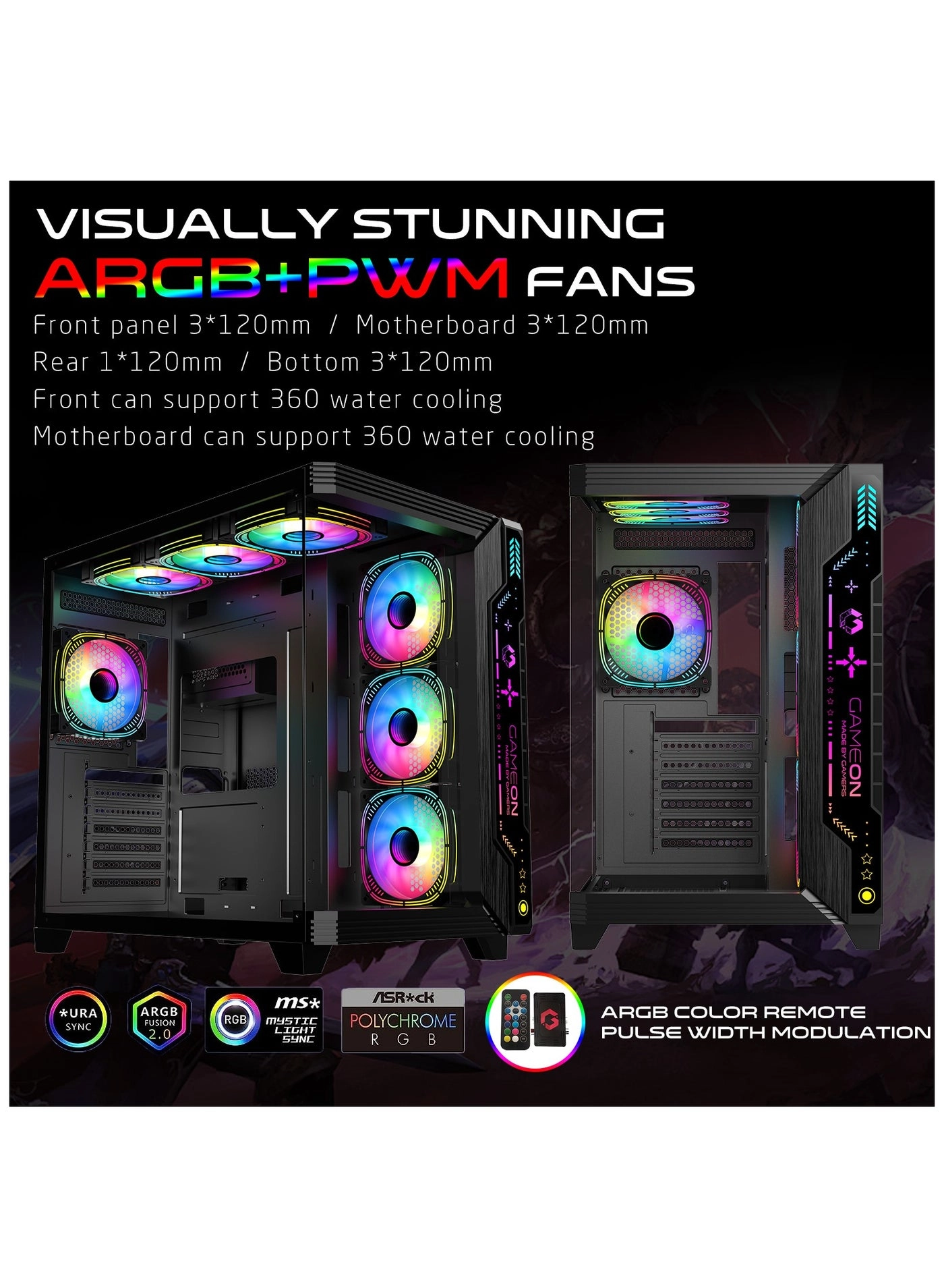 PULSE-M - Tempered glass Mid Tower