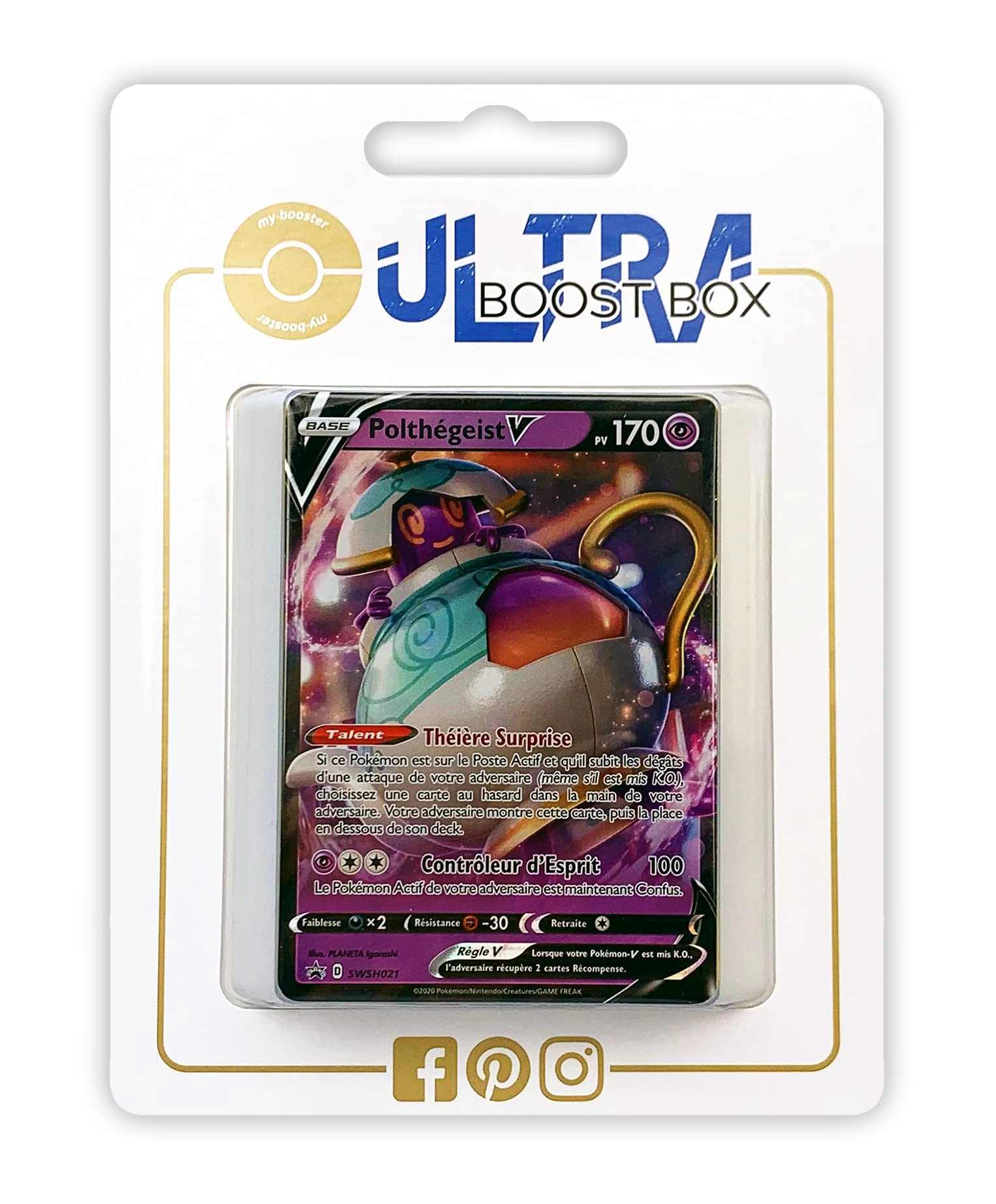 my-booster Pokémon Ultraboost 2-SWSH03-FR-SWSH021 - French 10pcs