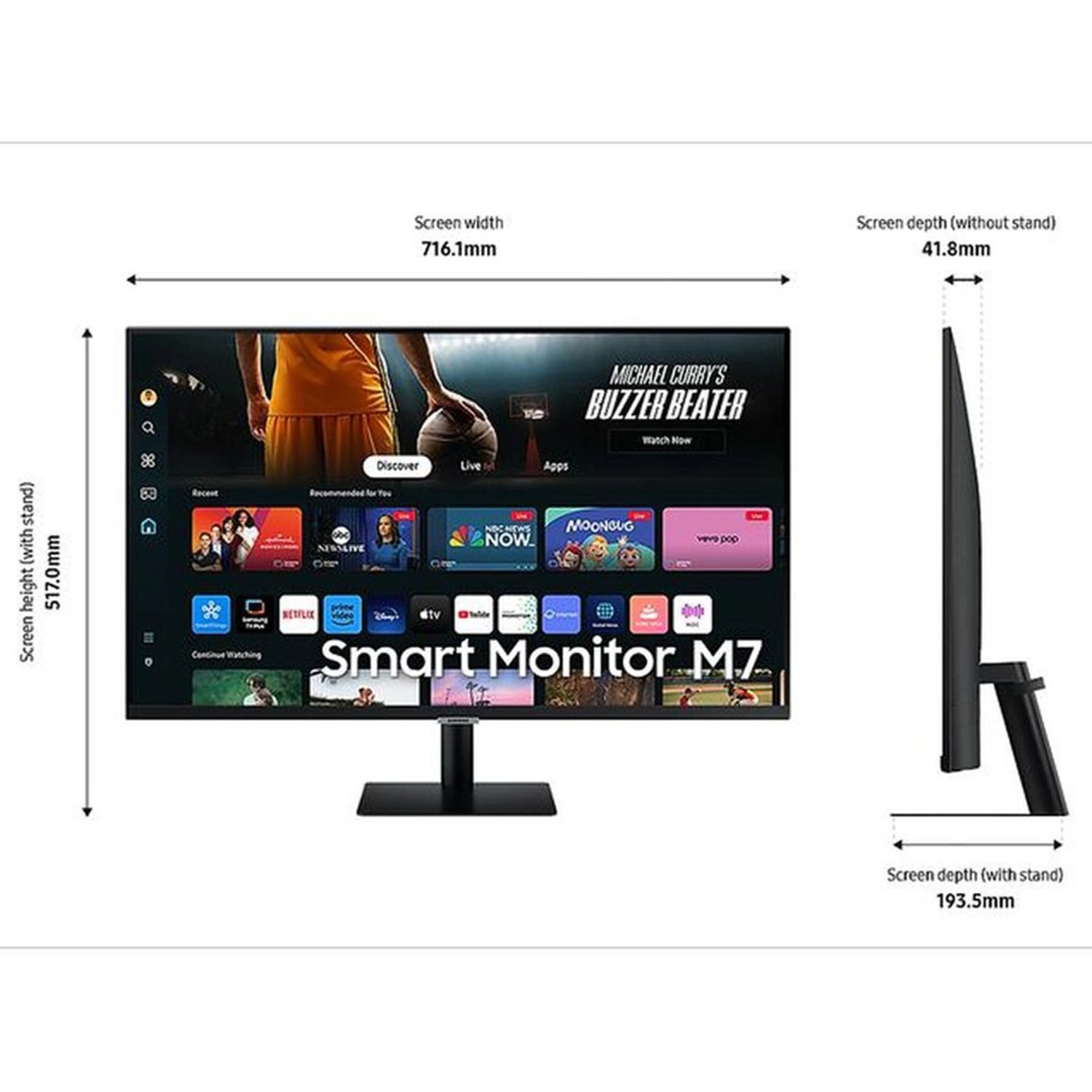 M7 M70D - SM-LS32DM702UMXUE 32 inch 3840 X 2160