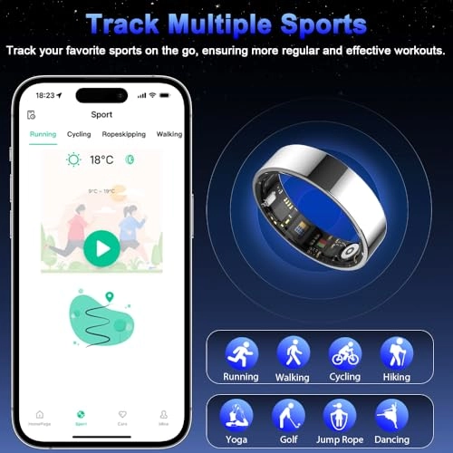 Smart Ring - Health Tracker Bluetooth IP68