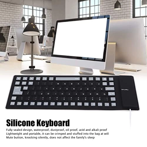 Foldable Silicone Keyboard - Wired