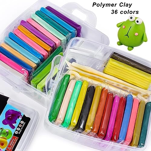Polymer Clay Starter kit - Nontoxic 36 piece(s)
