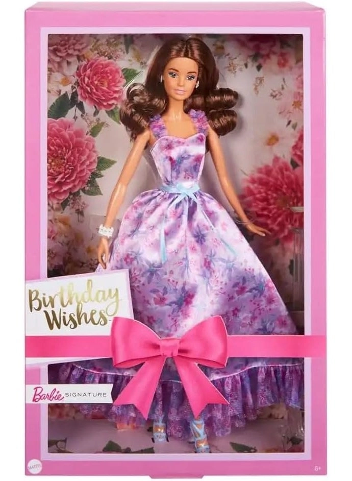 Barbie Signature Birthday Wishes Doll - Lilac Dress Giftable Packaging