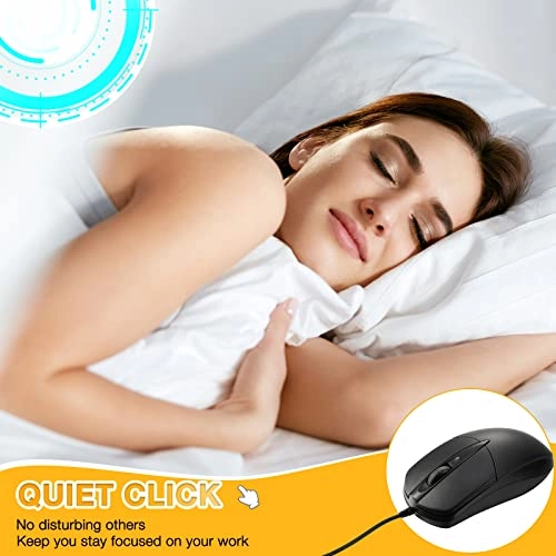 1000DPI 3-button USB Mouse - Wired