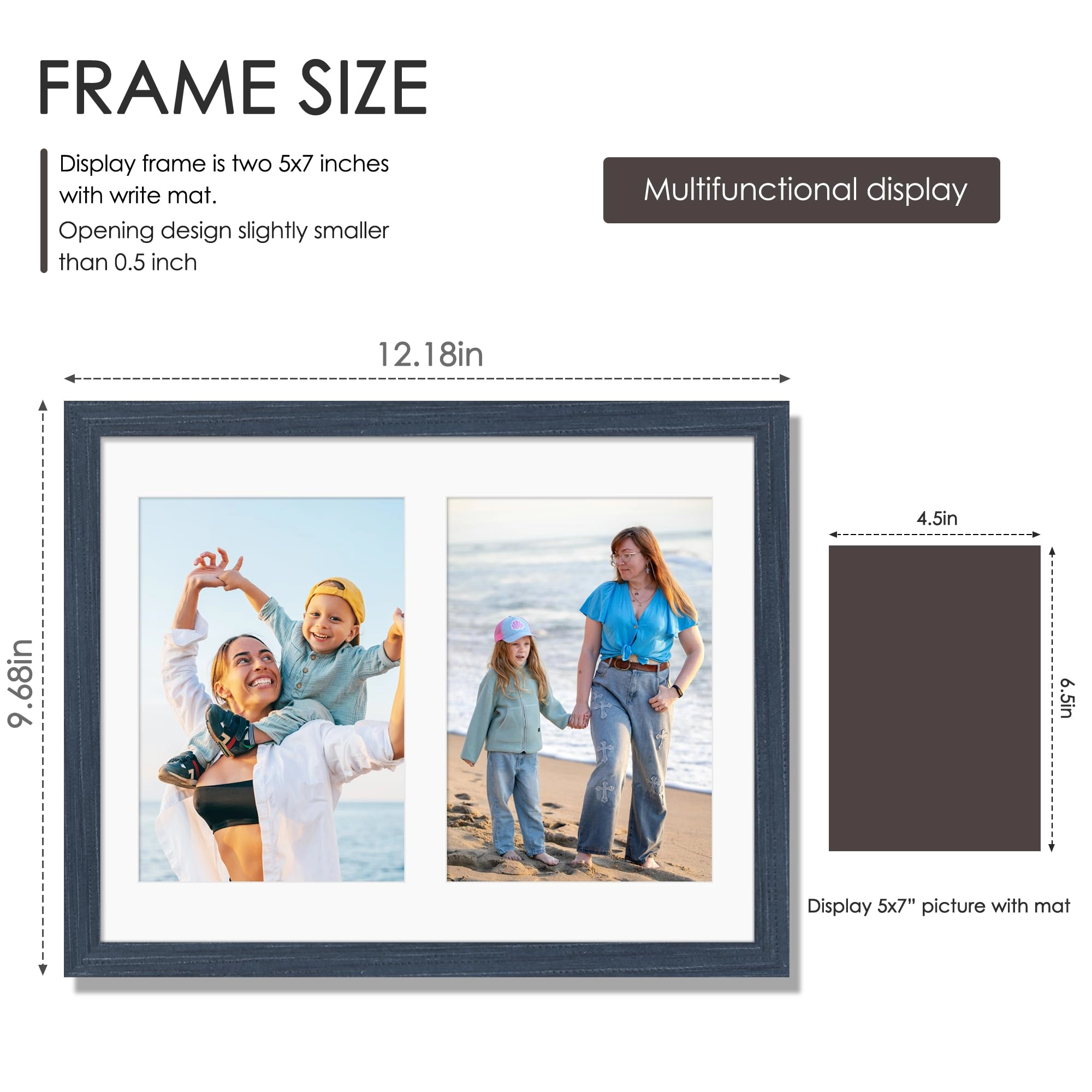 Double 5x7 Picture Frame