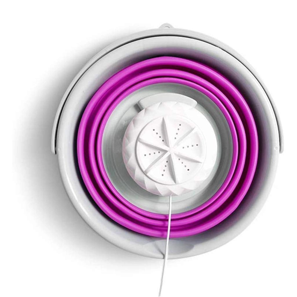 Portable Washing Machine,Turbine Folding Mini Usb Laundry Washer,Perfect For Apartments, Rvs And Small Space Living Shandongmt (Color : B)