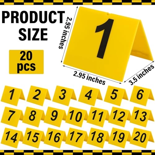 Evidence Markers - 20 Pcs Party