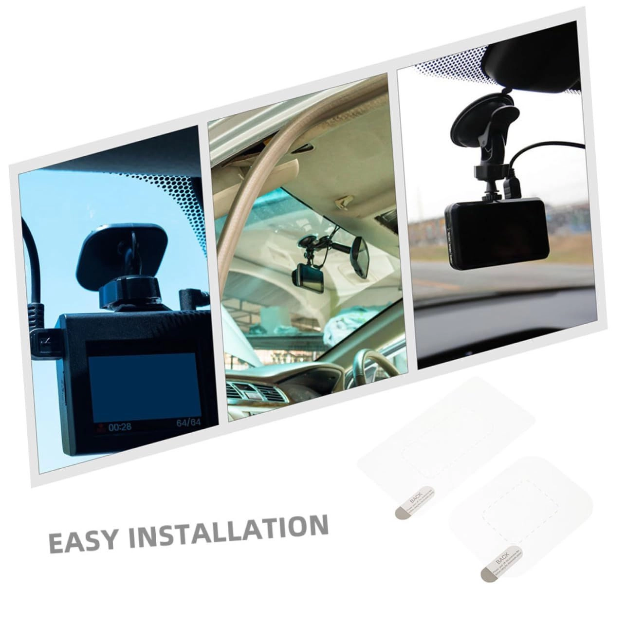 Protective Shields - 16pcs Electrostatic Dash Cam Sticker