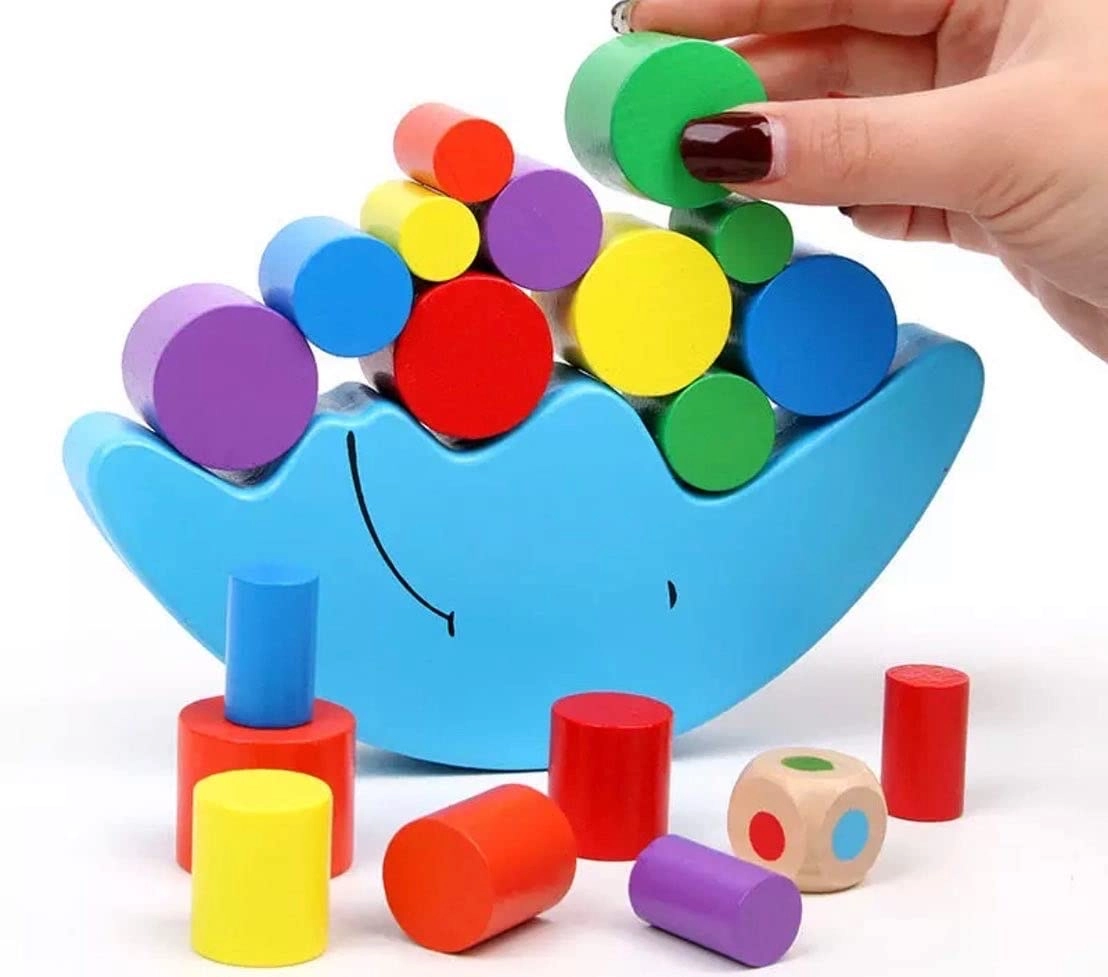 TOYARTSY Hercules Stacking & Balancing Toy - Wooden