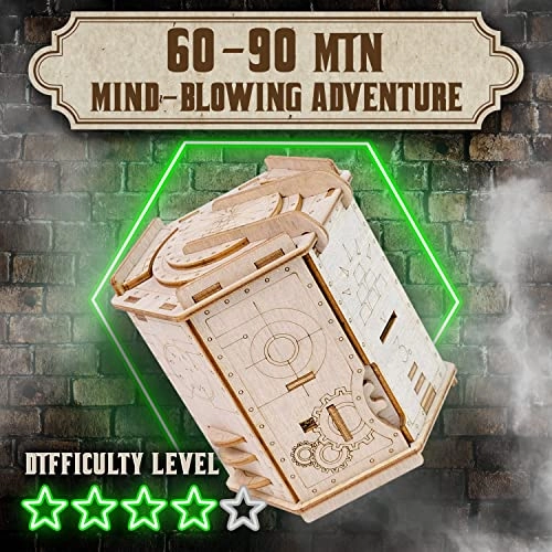 Fort Knox Box - Birch Wood 75 Pieces