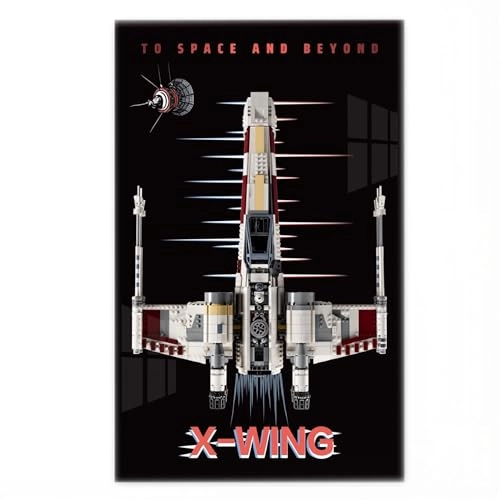 Display Wallboard for LEGO 75355 UCS X-Wing Fighter - 50X80cm