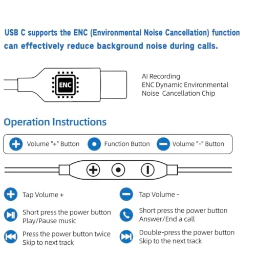 ENC800 Wired Earbud