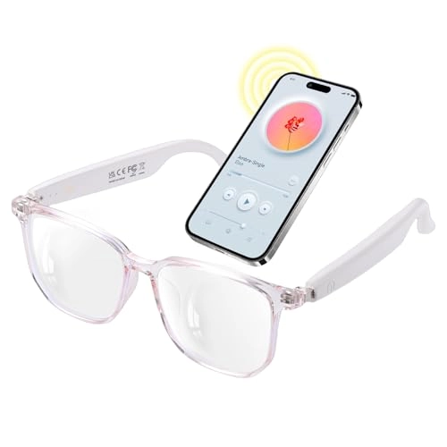 Bluetooth Audio Smart Glasses - Clear Lens Open-ear Remote Shooting
