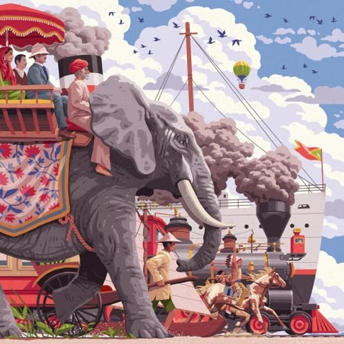 Art & Soul Around the World in 80 Days Puzzle (12001201-6) - 750 pcs
