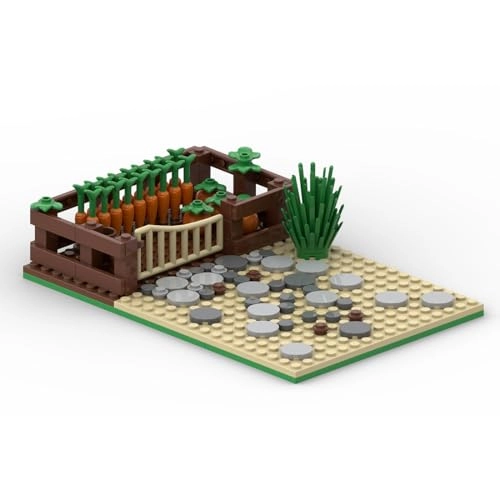Country Bunny and Garden Building Blocks Set - 341 pcs