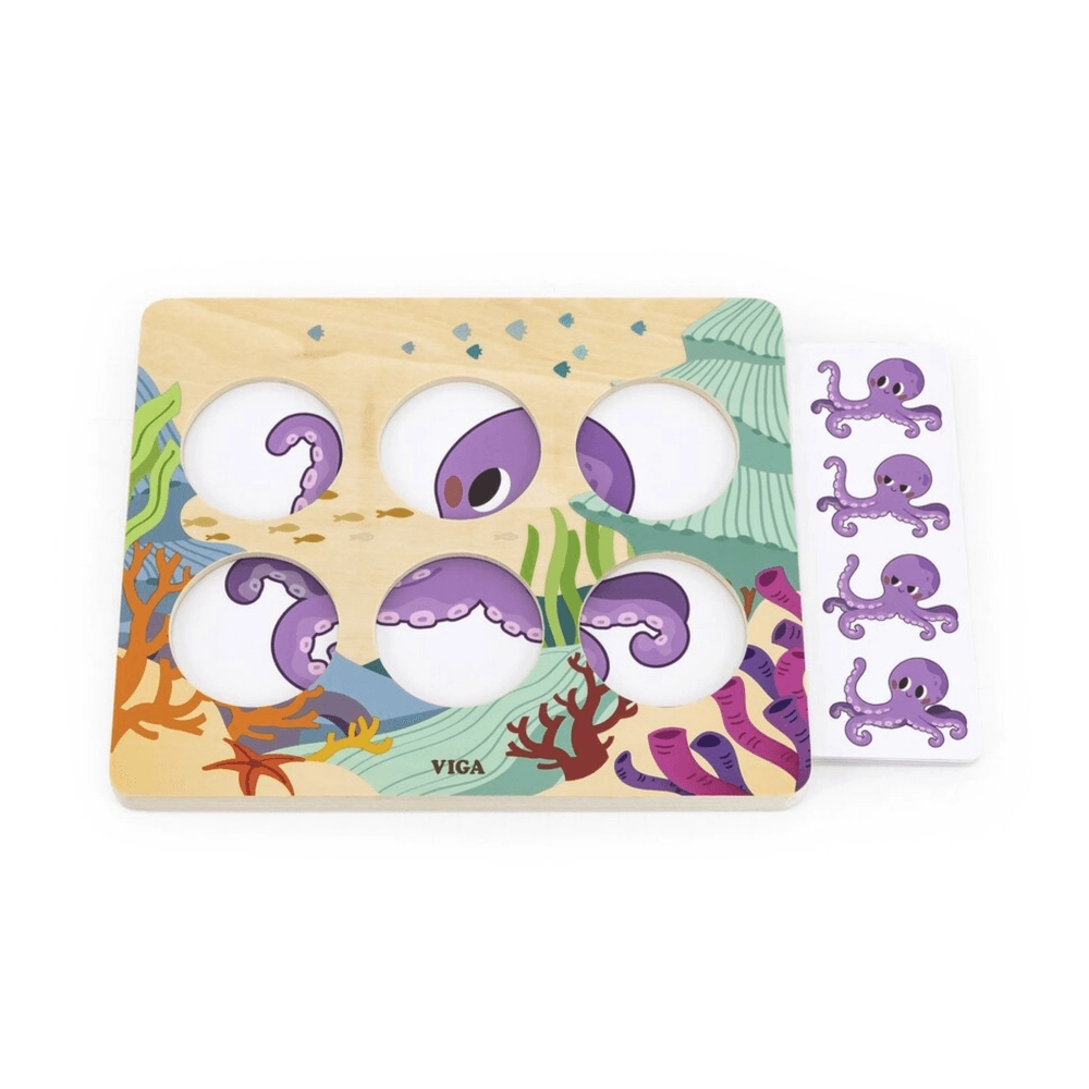 Sea Secrets Wooden Puzzle (29464294-44638) - 10 pcs