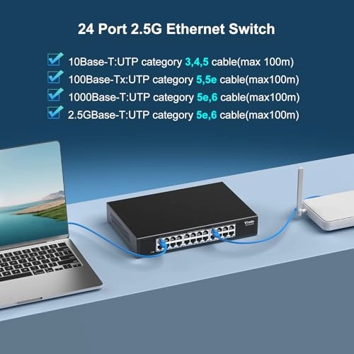 16x2.5G Ethernet Switch - 16-ports