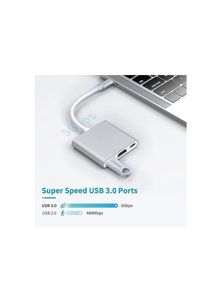 3 in1 USB C Hub