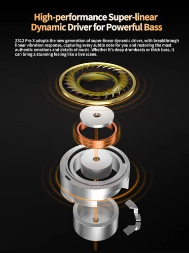 KZ ZS12 PRO X Wired Earbud