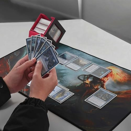 MTG Deck Box - Commander Window Display Black&Purple