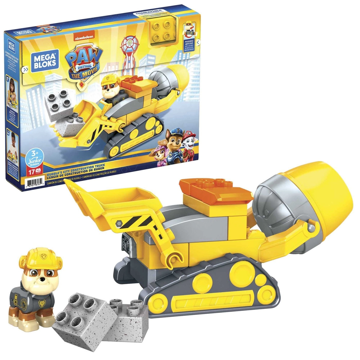 PAW Patrol Rubble's City Costruction Truck (GYW91)