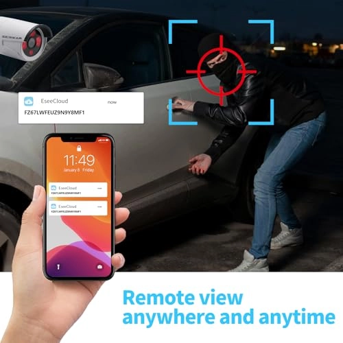 Wireless Security Camera System - 4x 3MP 10CH 2K/3MP