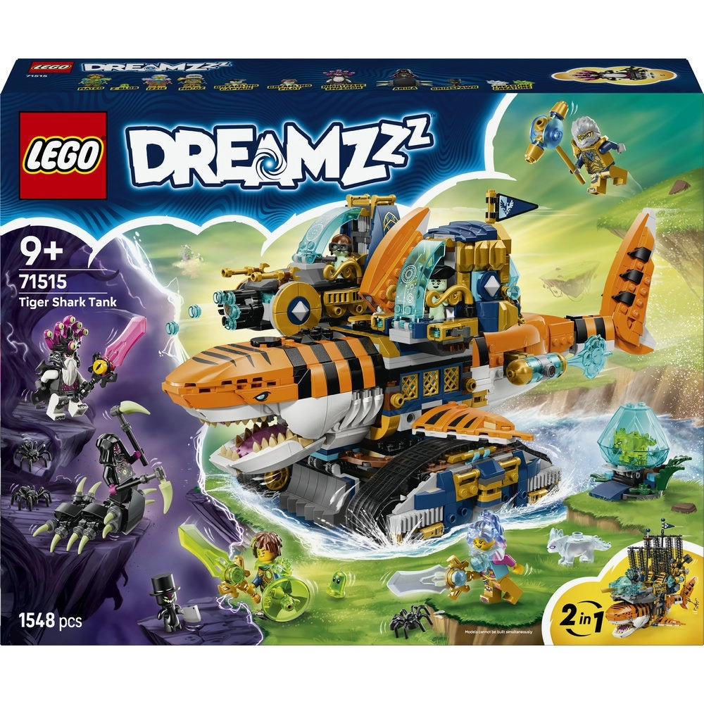DREAMZzz 2in1 Tiger Shark Tank (71515) - 5 Minifigures